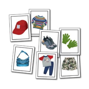 TARJETAS PRENDAS DE VESTIR