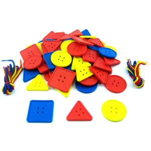 BOTONES GEOMÉTRICOS 80 PIEZAS